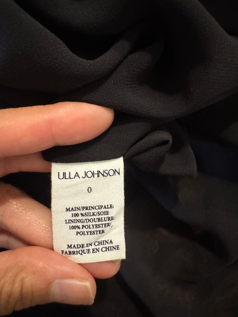 Ulla Johnson Silk Floral Halter Midi Dress Black Boho Luxe - Picture 11 of 12